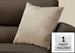 I 9254 Pillow - 18"X 18" / Taupe Floral Velvet / 1pc - Furniture Depot