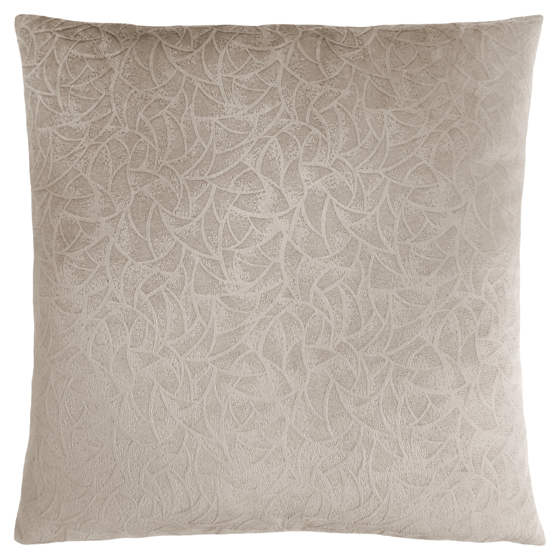 I 9254 Pillow - 18"X 18" / Taupe Floral Velvet / 1pc - Furniture Depot