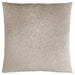 I 9254 Pillow - 18"X 18" / Taupe Floral Velvet / 1pc - Furniture Depot