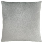 I 9256 Pillow - 18"X 18" / Light Grey Floral Velvet / 1pc - Furniture Depot (7881169567992)