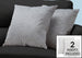 I 9257 Pillow - 18"X 18" / Light Grey Floral Velvet / 2pcs - Furniture Depot