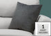 I 9258 Pillow - 18"X 18" / Dark Grey Floral Velvet / 1pc - Furniture Depot (7881169731832)