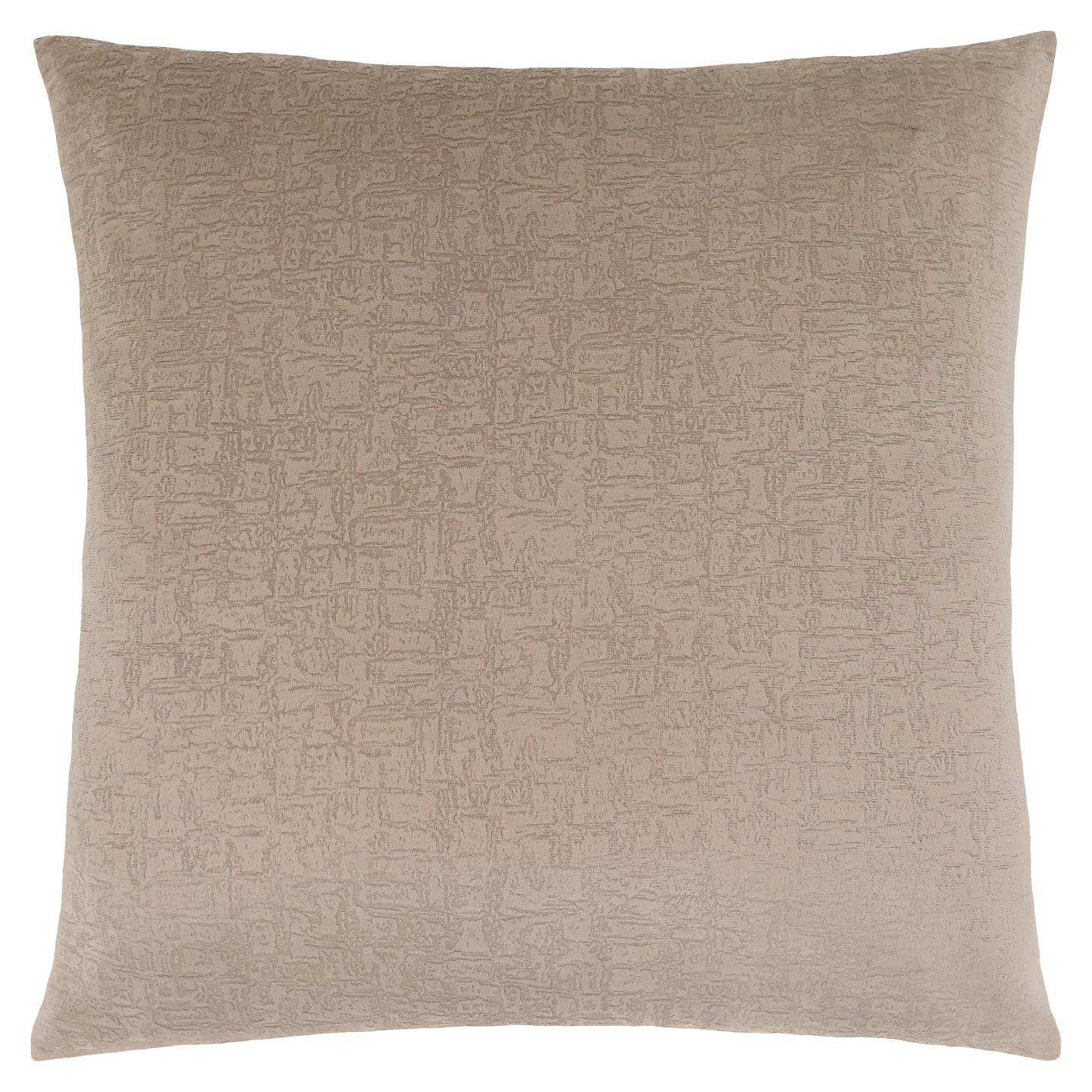 I 9270 Pillow - 18"X 18" / Taupe Mosaic Velvet / 1pc - Furniture Depot