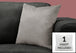 I 9272 Pillow - 18"X 18" / Grey Mosaic Velvet / 1pc - Furniture Depot