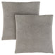 I 9273 Pillow - 18"X 18" / Grey Mosaic Velvet / 2pcs - Furniture Depot (7881170682104)