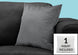 I 9274 Pillow - 18"X 18" / Dark Grey Mosaic Velvet / 1pc - Furniture Depot (7881170813176)
