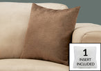 I 9276 Pillow - 18"X 18" / Light Brown Mosaic Velvet / 1pc - Furniture Depot (7881171009784)