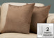 I 9277 Pillow - 18"X 18" / Light Brown Mosaic Velvet / 2pcs - Furniture Depot