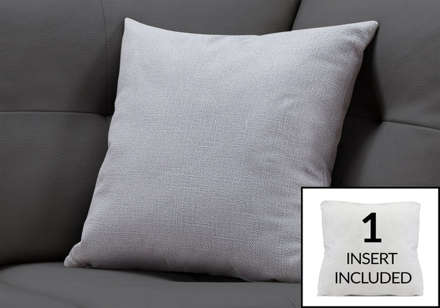 I 9294 Pillow - 18"X 18" / Patterned Light Grey / 1pc - Furniture Depot