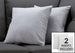 I 9295 Pillow - 18"X 18" / Patterned Light Grey / 2pcs - Furniture Depot