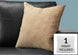I 9296 Pillow - 18"X 18" / Solid Tan / 1pc - Furniture Depot