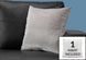 I 9306 Pillow - 18"X 18" / Silver Diamond Velvet / 1pc - Furniture Depot