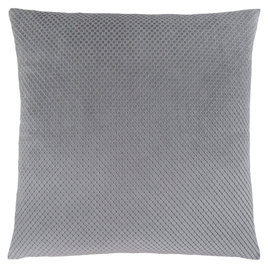 I 9306 Pillow - 18"X 18" / Silver Diamond Velvet / 1pc - Furniture Depot