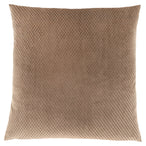 I 9310 Pillow - 18"X 18" / Beige Diamond Velvet / 1pc - Furniture Depot