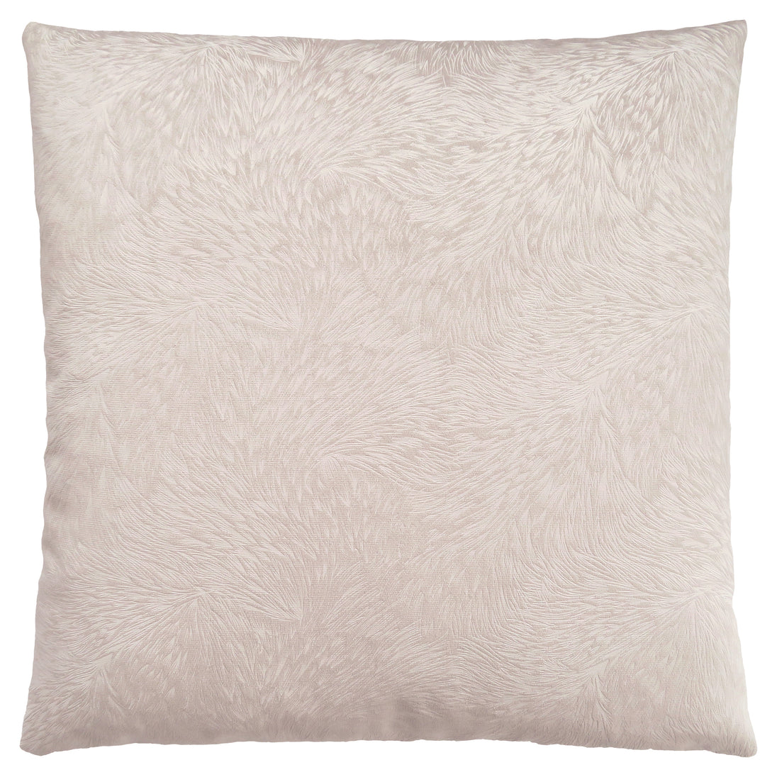 I 9318 Pillow - 18"X 18" / Light Taupe Feathered Velvet / 1pc - Furniture Depot (7881173434616)