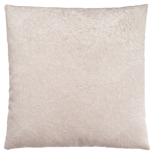 I 9318 Pillow - 18"X 18" / Light Taupe Feathered Velvet / 1pc - Furniture Depot (7881173434616)