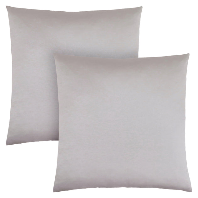 I 9337 Pillow - 18"X 18" / Silver Satin / 2pcs - Furniture Depot