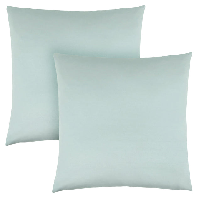 I 9341 Pillow - 18"X 18" / Mint Satin / 2pcs - Furniture Depot