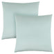 I 9341 Pillow - 18"X 18" / Mint Satin / 2pcs - Furniture Depot
