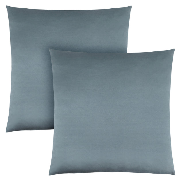 I 9343 Pillow - 18"X 18" / Pale Blue Satin / 2pcs - Furniture Depot (7881175531768)
