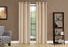 I 9800 Curtain Panel - 2pcs / 54"W X 84"H Beige Room Darkening - Furniture Depot (7881177104632)
