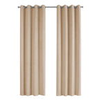 I 9800 Curtain Panel - 2pcs / 54"W X 84"H Beige Room Darkening - Furniture Depot (7881177104632)