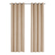 I 9801 Curtain Panel - 2pcs / 54"W X 95"H Beige Room Darkening - Furniture Depot