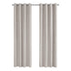 I 9817 Curtain Panel - 2pcs / 52"W X 84"H Ivory Room Darkening - Furniture Depot