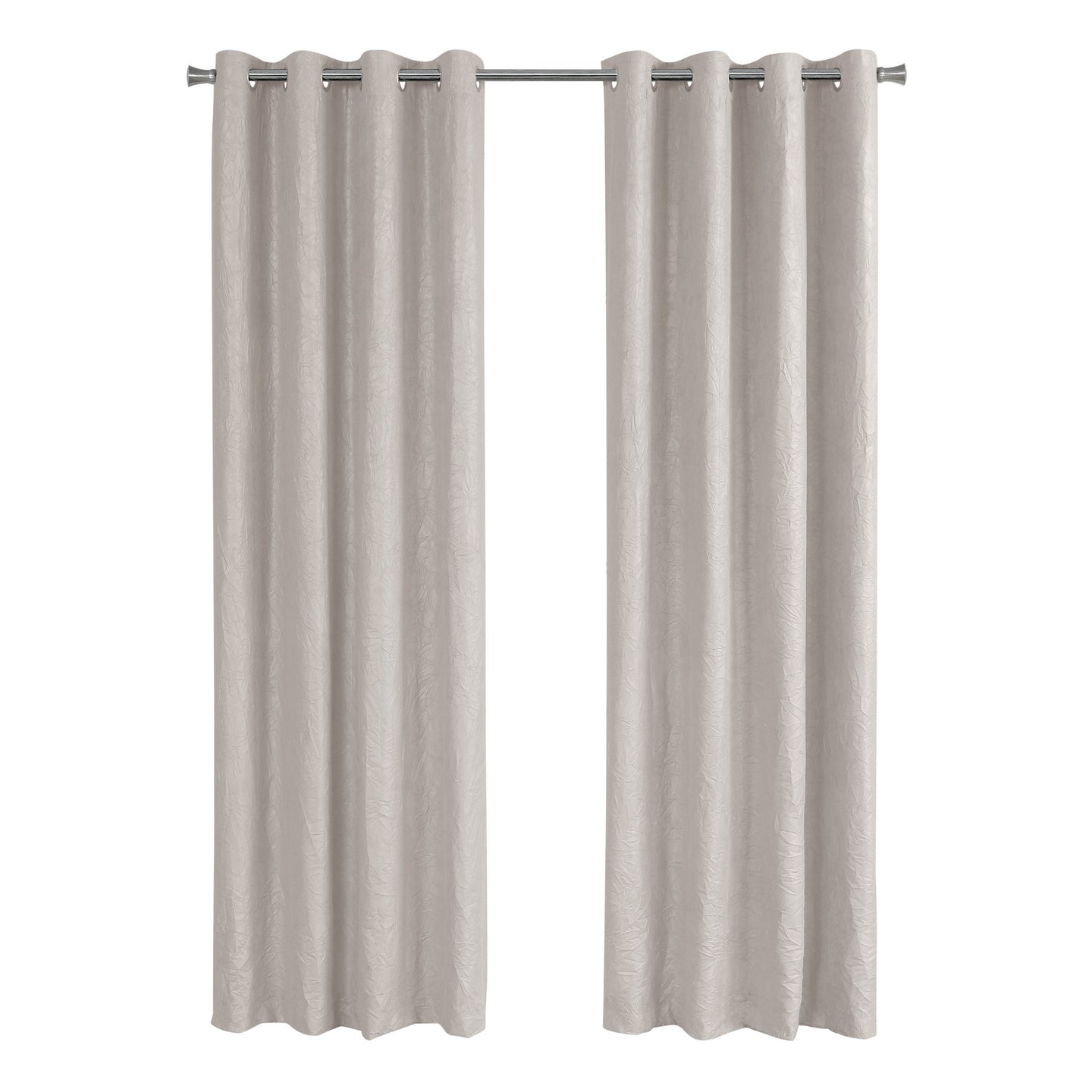 I 9818 Curtain Panel - 2pcs / 52"W X 95"H Ivory Room Darkening - Furniture Depot (7881177563384)