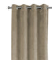 I 9820 Curtain Panel - 2pcs / 52"W X 84"H Beige Room Darkening - Furniture Depot