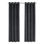 I 9823 Curtain Panel - 2pcs / 52"W X 84"H Grey Room Darkening - Furniture Depot (7881177858296)