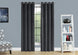I 9824 Curtain Panel - 2pcs / 52"W X 95"H Grey Room Darkening - Furniture Depot