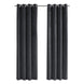 I 9824 Curtain Panel - 2pcs / 52"W X 95"H Grey Room Darkening - Furniture Depot