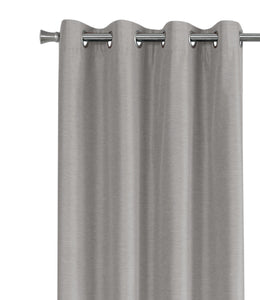 I 9835 Curtain Panel - 2pcs / 52"W X 84"H Silver Solid Blackout - Furniture Depot (7881178153208)