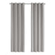 I 9835 Curtain Panel - 2pcs / 52"W X 84"H Silver Solid Blackout - Furniture Depot (7881178153208)