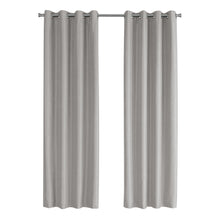 Load image into Gallery viewer, I 9835 Curtain Panel - 2pcs / 52&quot;W X 84&quot;H Silver Solid Blackout - Furniture Depot (7881178153208)