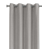 I 9836 Curtain Panel - 2pcs / 52"W X 95"H Silver Solid Blackout - Furniture Depot