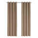 I 9839 Curtain Panel - 2pcs / 52"W X 95"H Brown Solid Blackout - Furniture Depot (7881178382584)