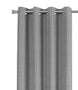 I 9842 Curtain Panel - 2pcs / 52"W X 95"H Grey Solid Blackout - Furniture Depot