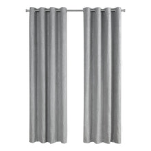 Load image into Gallery viewer, I 9845 Curtain Panel - 2pcs / 52&quot;W X 95&quot;H Silver Room Darkening - Furniture Depot (7881178775800)