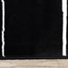 Ice Black White Lines Rug - Furniture Depot