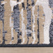 Intrigue Beige Blue Distressed Rip Rug - Furniture Depot