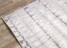 Load image into Gallery viewer, Intrigue White Grey Faded Distressed Rug - Furniture Depot
