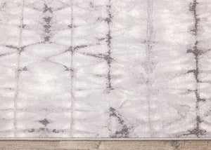 Intrigue White Grey Faded Distressed Rug - Furniture Depot
