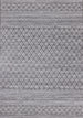 Intrigue Grey Cream Trellis Banding Rug - Furniture Depot