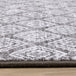 Intrigue Grey Cream Trellis Banding Rug - Furniture Depot