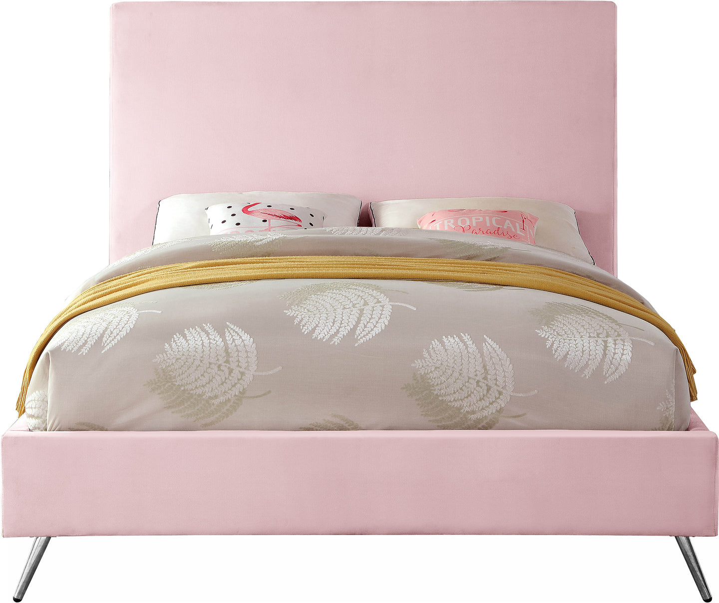 Jasmine Velvet Bed - Furniture Depot (7679022432504)