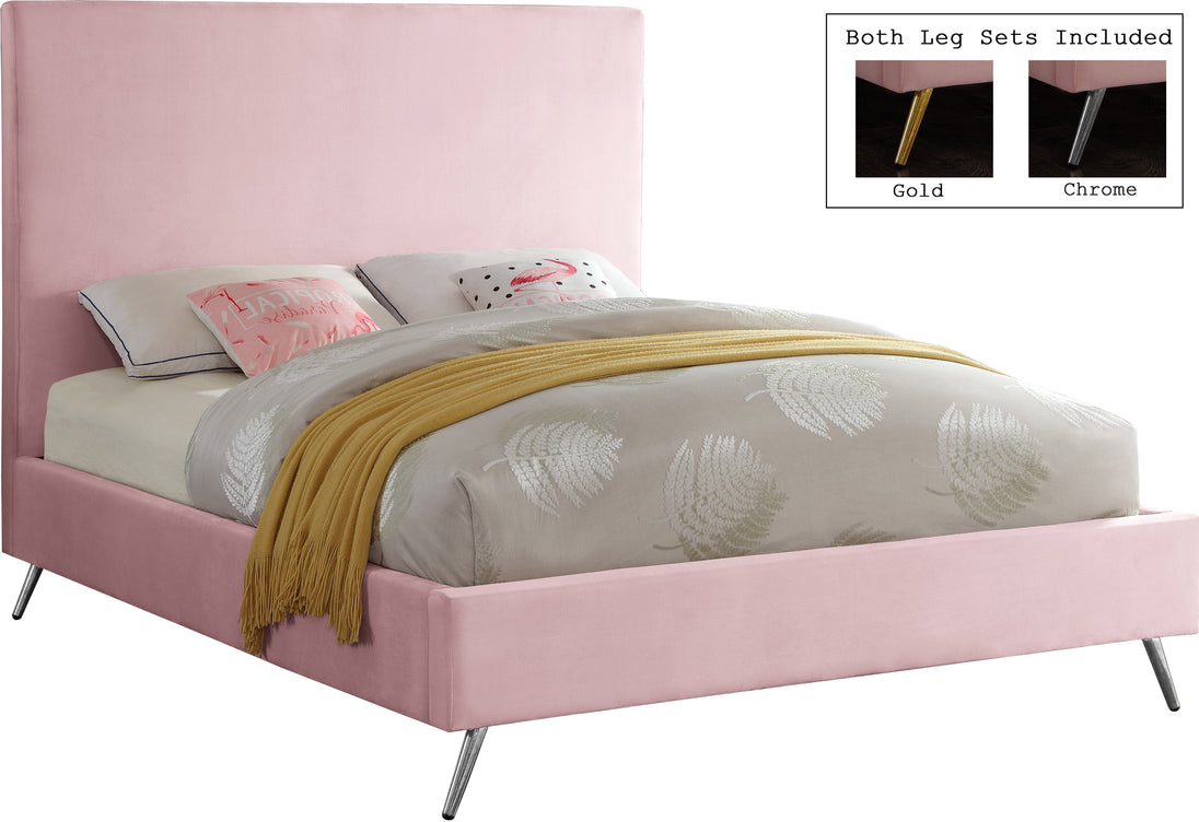 Jasmine Velvet Bed - Furniture Depot (7679022432504)