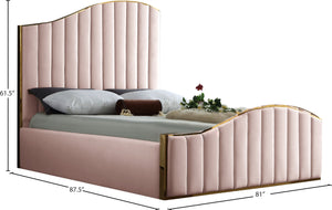 Jolie Velvet Bed (3 Boxes) - Furniture Depot (7679022858488)