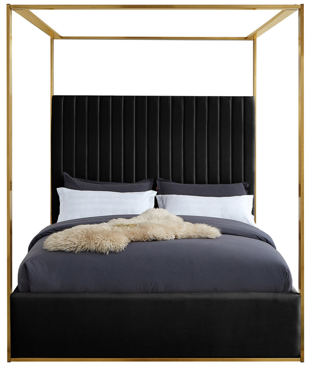 Jones Velvet Bed - Furniture Depot (7679023087864)